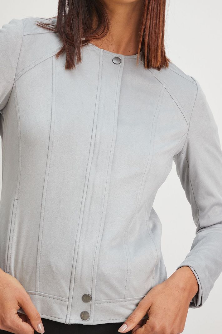 Chaqueta Lisa Gris Ash 17507224002113-1