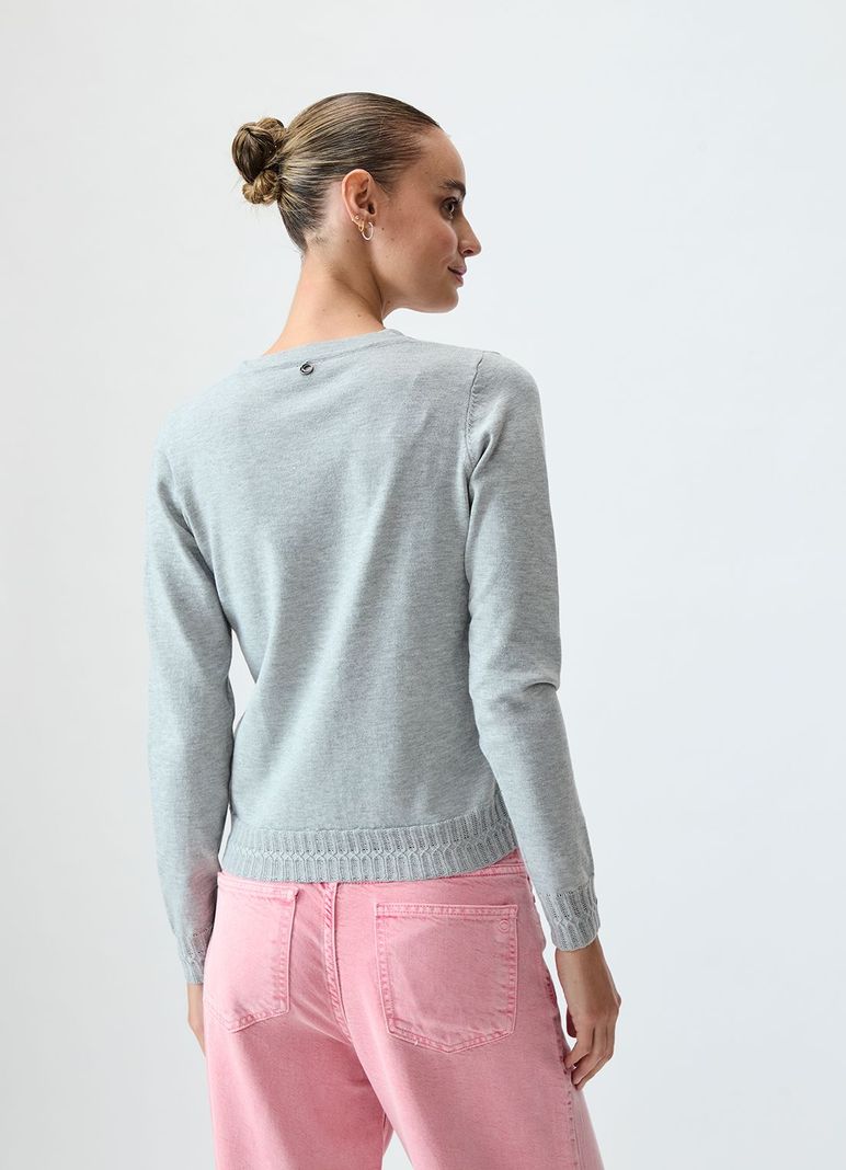 Chaleco Liso Gris 18020125050113-3