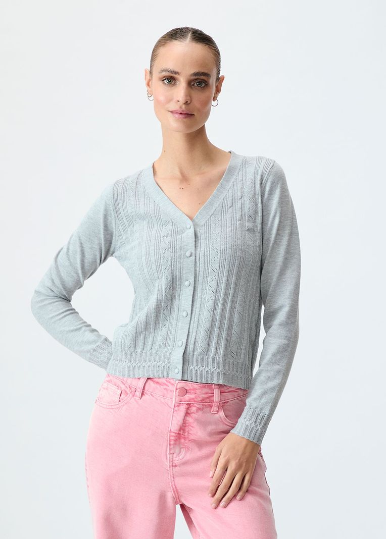Chaleco Liso Gris 18020125050113-4