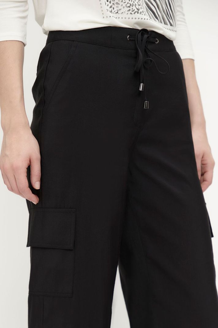 Pantalon Liso Cargo Negro Ash 11007224057102-2