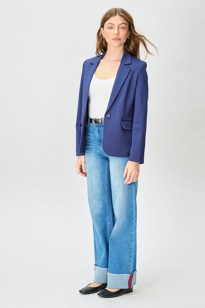 Blazer Liso Azul 16020125054104-3