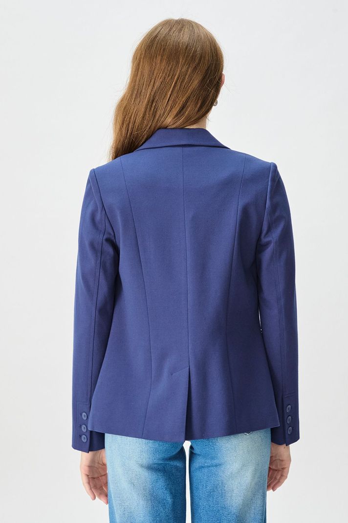 Blazer Liso Azul 16020125054104-4