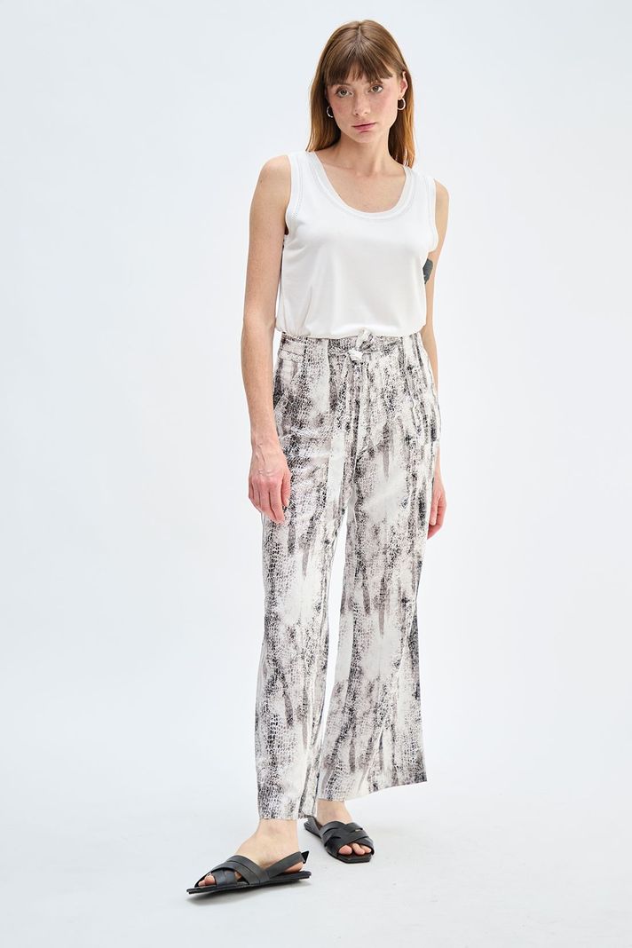 Pantalon Estampado Negro Ash 11107224054102-0