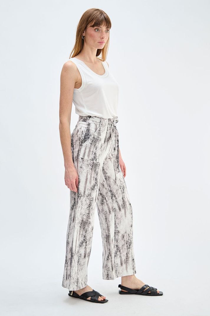 Pantalon Estampado Negro Ash 11107224054102-3