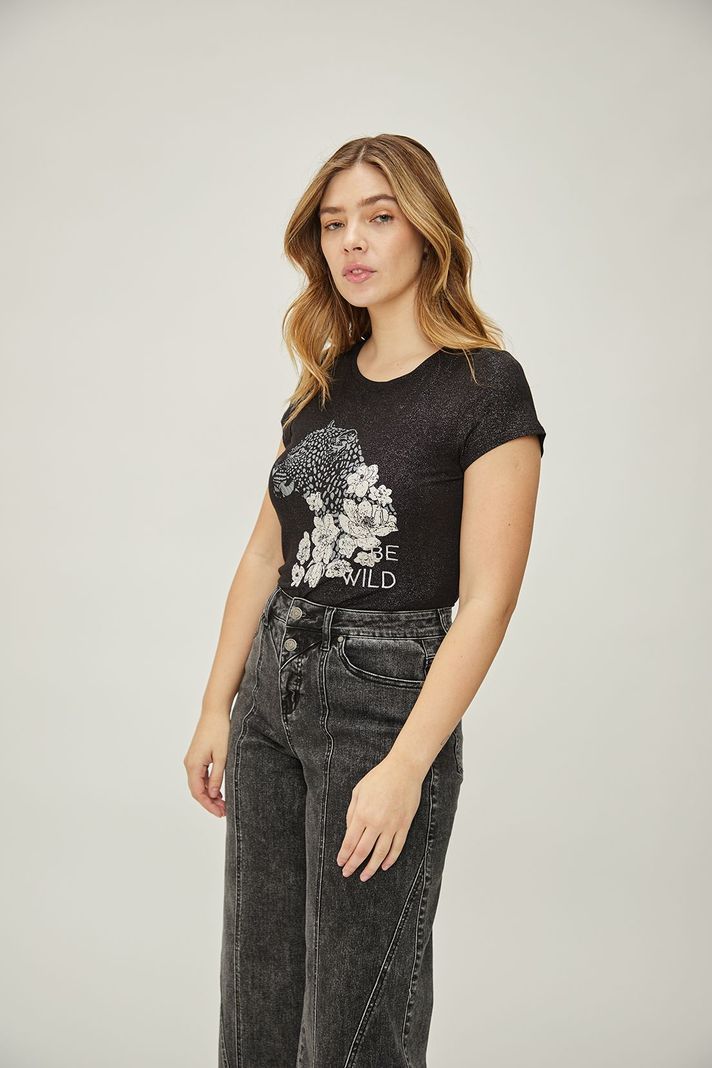 Polera Estampada Negro iO 14620224001102-3