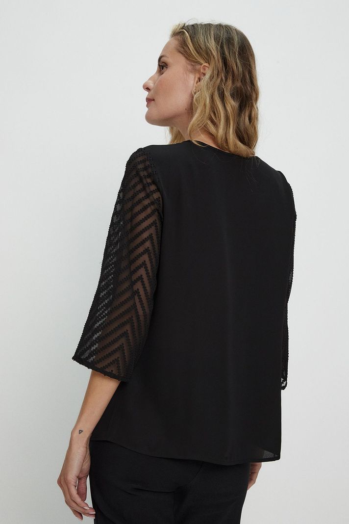 Blusa Lisa Negro Ma Griffe 14002224054102-3