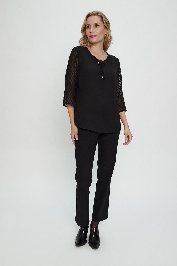 Blusa Lisa Negro Ma Griffe 14002224054102-0
