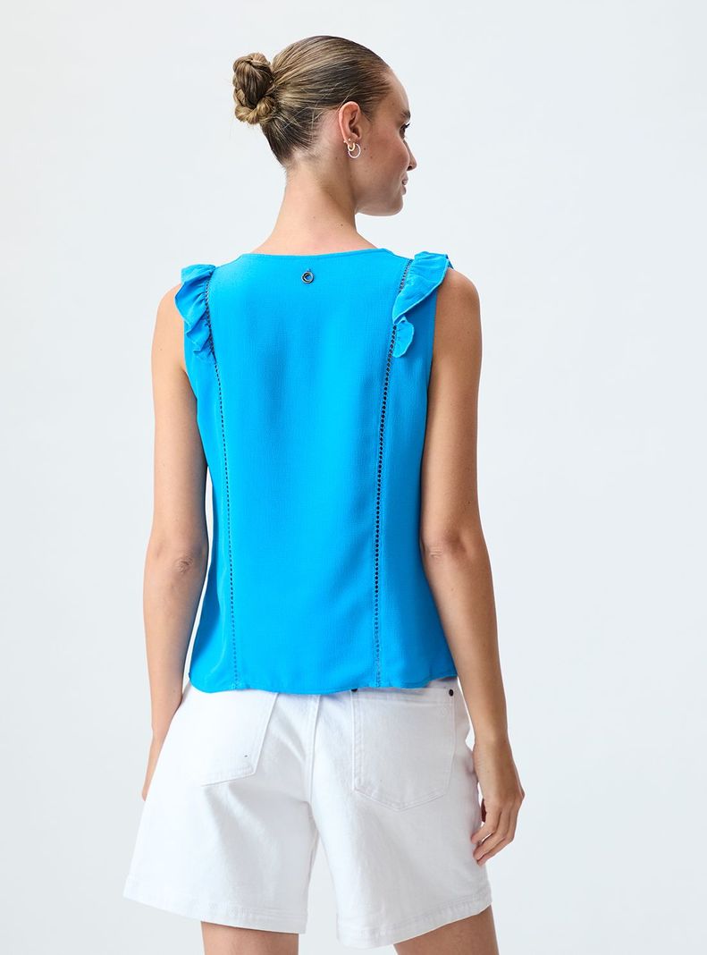 Blusa Lisa Azul iO 14020125052134-3