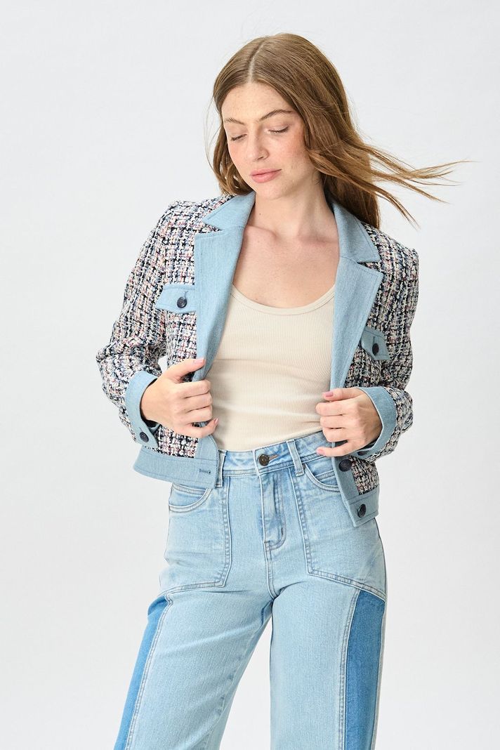Chaqueta Mezclilla Celeste iO 17820125050110-1