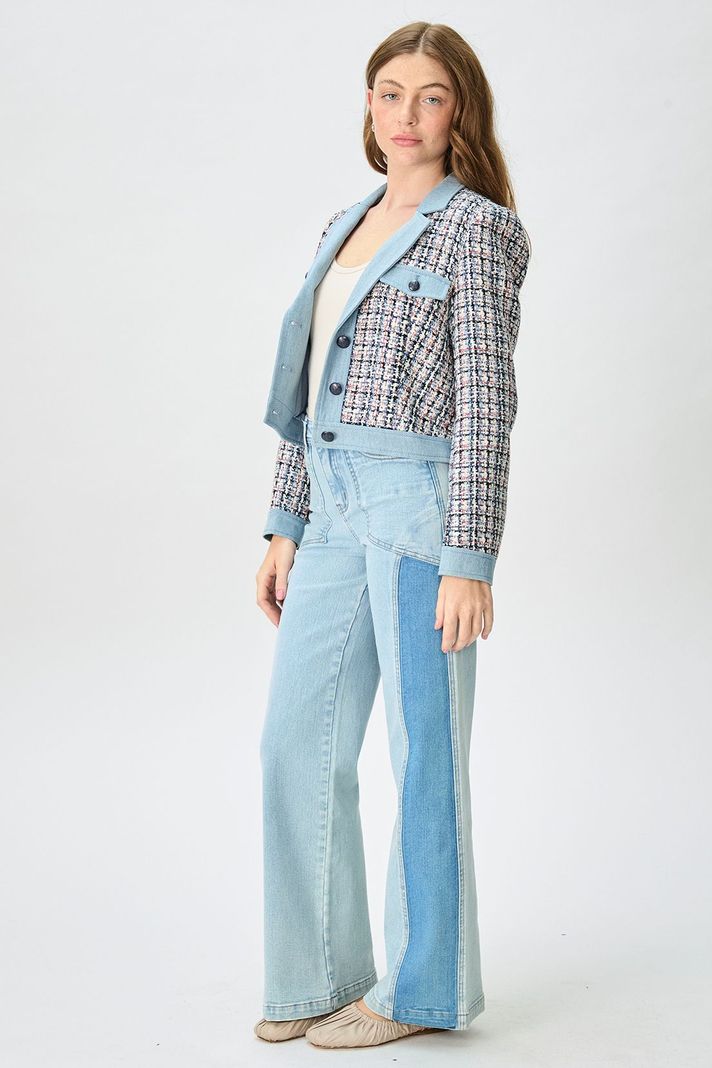 Chaqueta Mezclilla Celeste iO 17820125050110-3