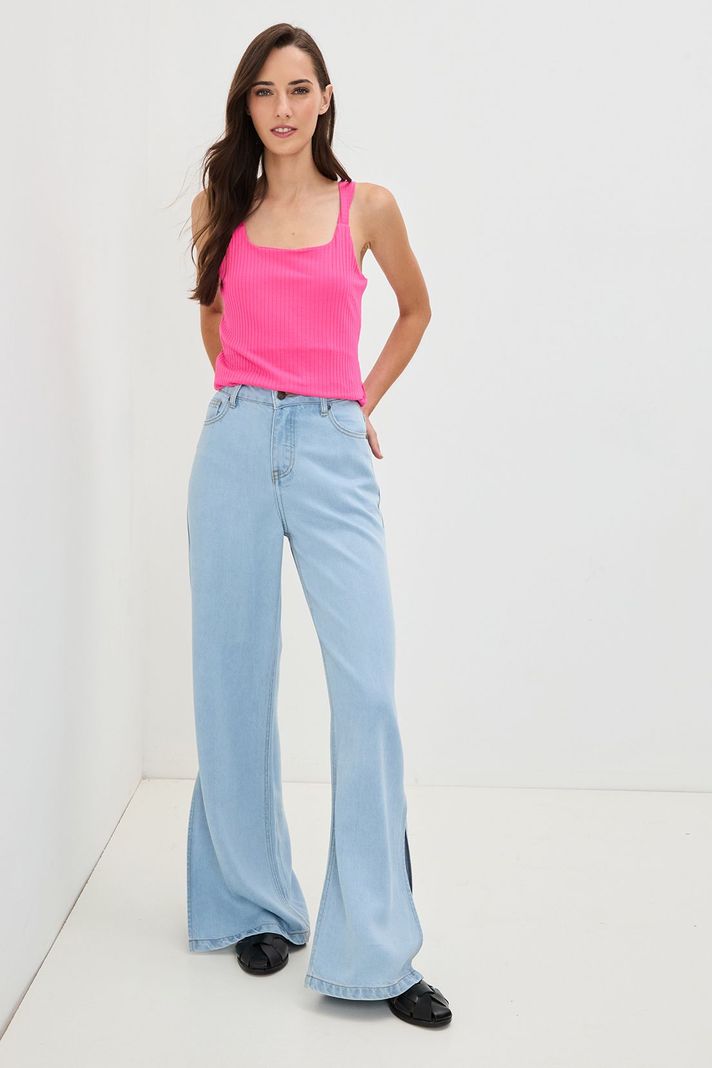Polera Lisa fucsia 14204224043116-4