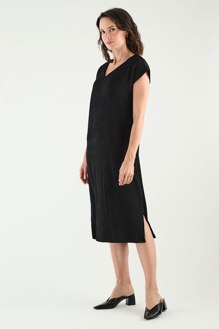Vestido Textura Negro Ma Griffe 13002125100102-3