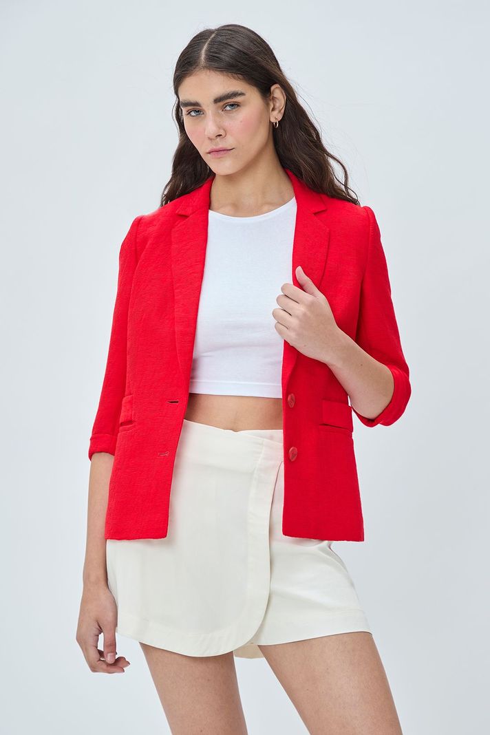 Blazer Liso Rojo iO 16020224055103-0