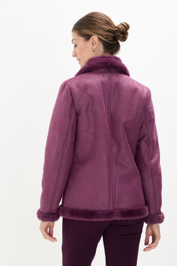 Chaqueta De Bonded Burdeos 17502125006112-2