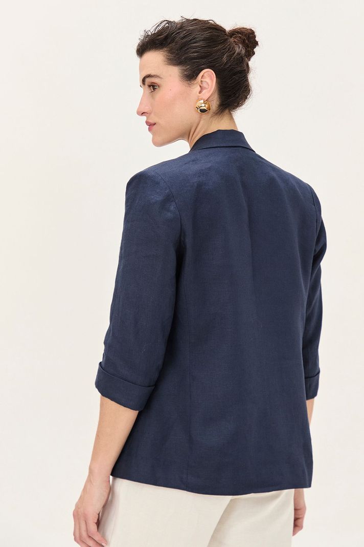 Blazer Lino Azul Ma Griffe 16002224057104-2