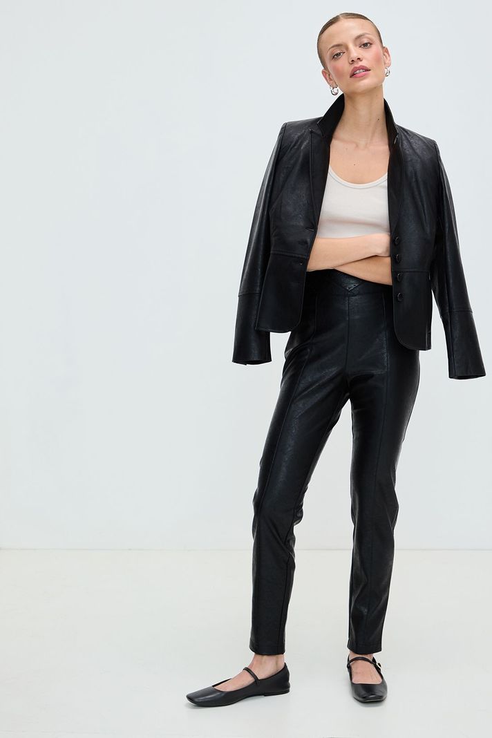 Pantalon Liso Negro 11020125057102-0