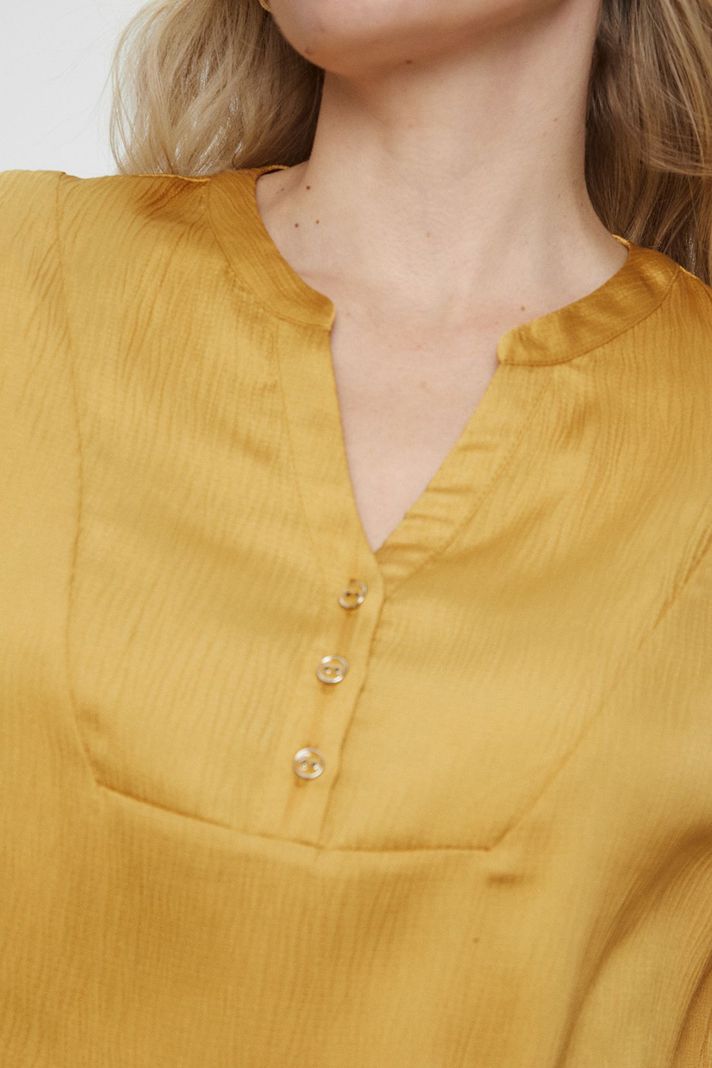 Blusa Lisa Mostaza Ma Griffe 14002224052314-1