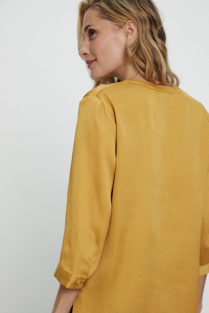 Blusa Lisa Mostaza Ma Griffe 14002224052314-4