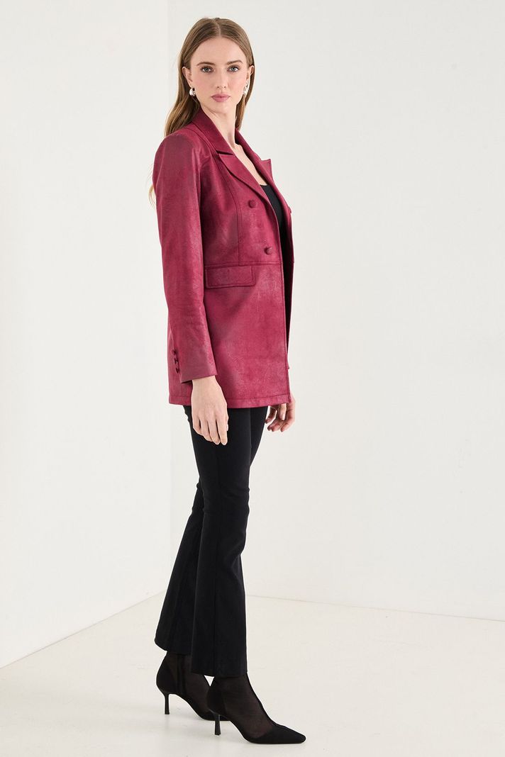 Blazer Liso Burdeos 16004125005112-3