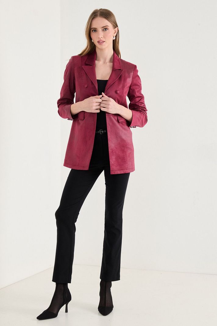 Blazer Liso Burdeos 16004125005112-4