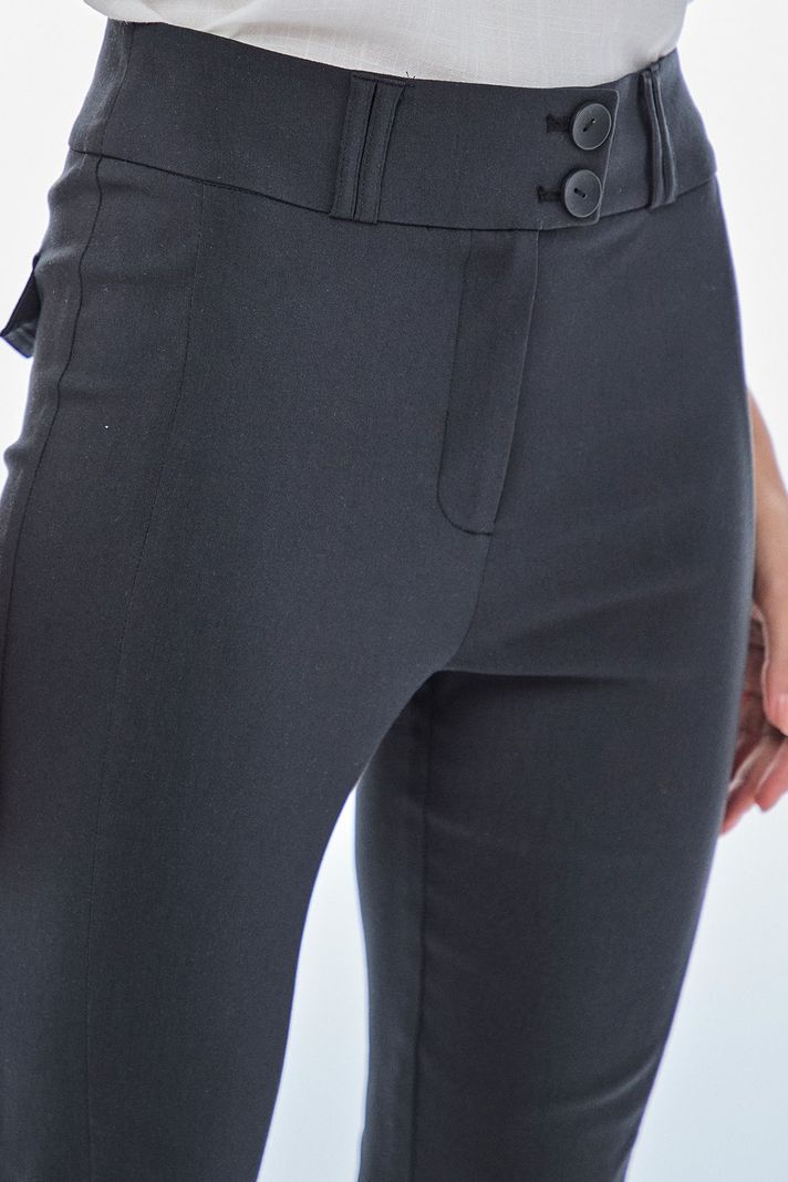 Pantalon Liso Negro iO 11020224025102-2