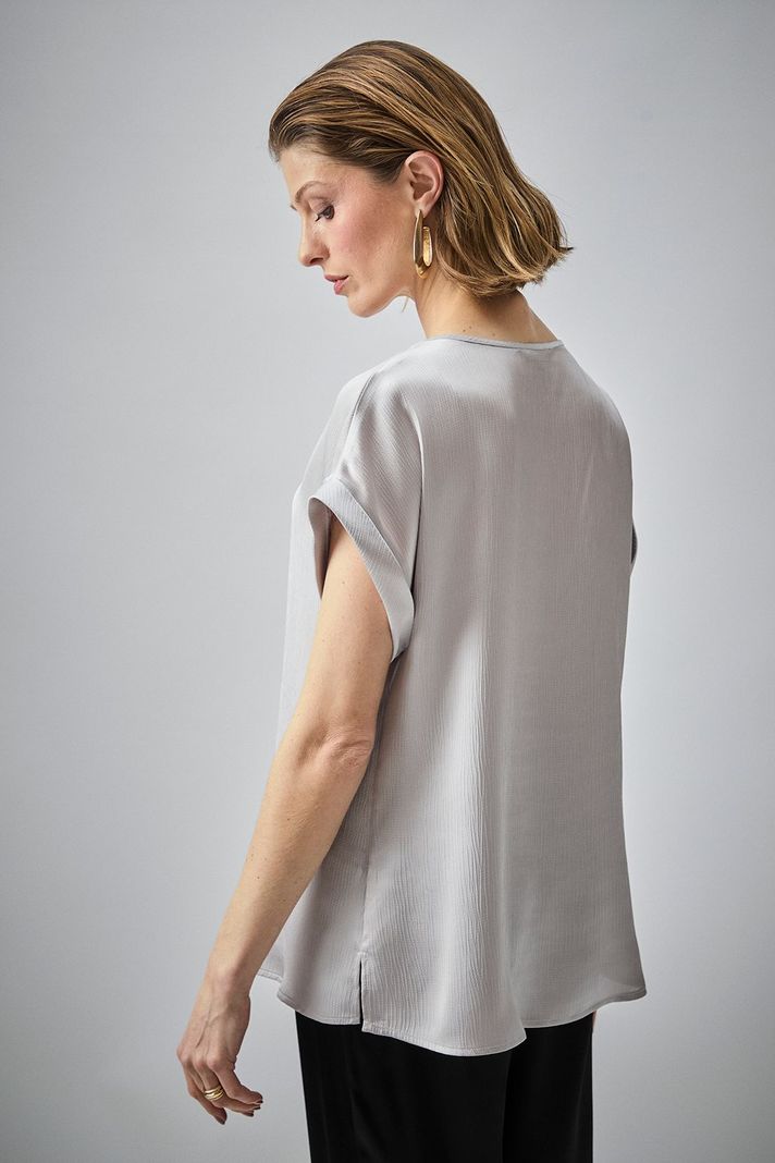 Blusa Coctail Gris Ma Griffe 14002224101113-3