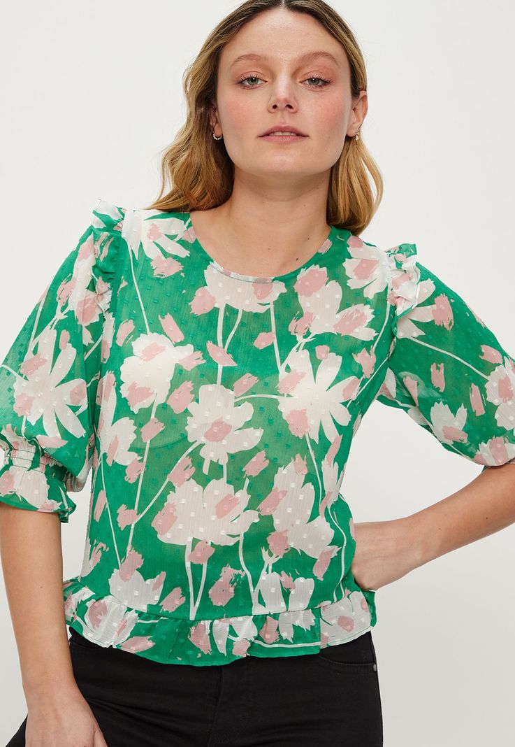 BLUSA FANTASIA verde musgo iO 14120124053107-0