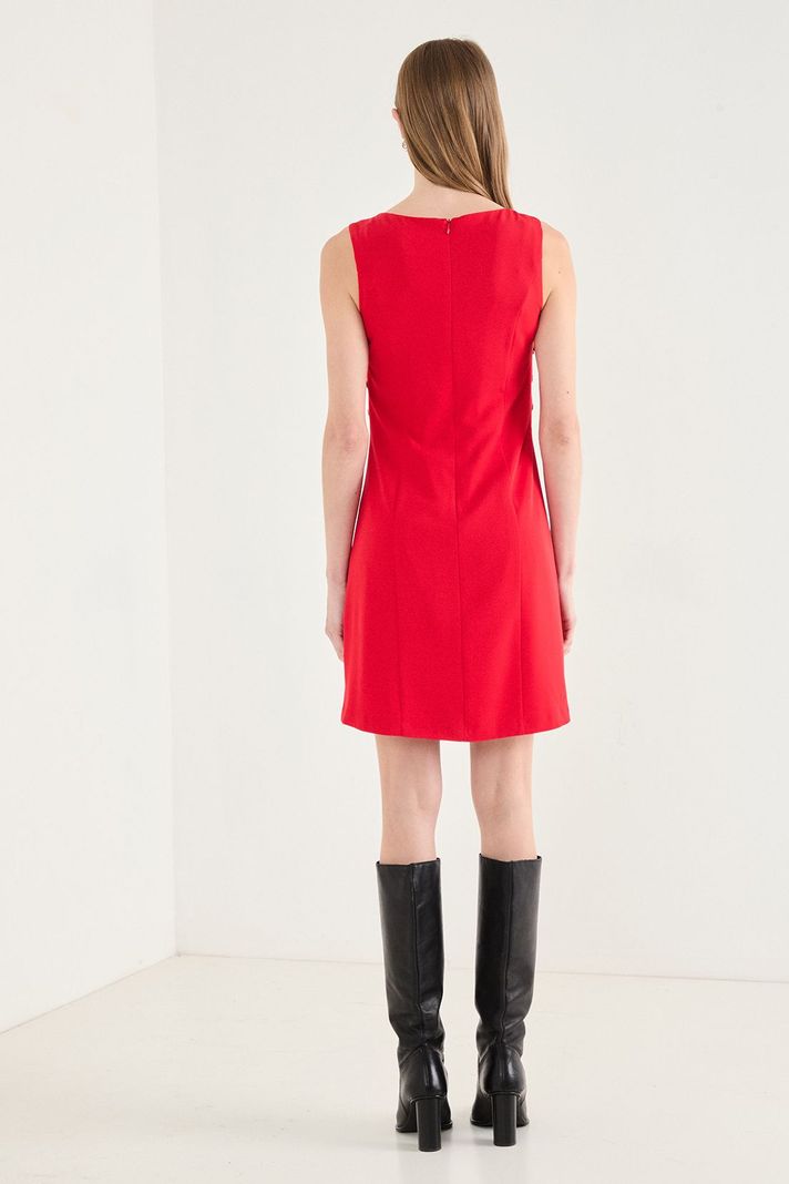Vestido Liso Rojo 13007125053103-4