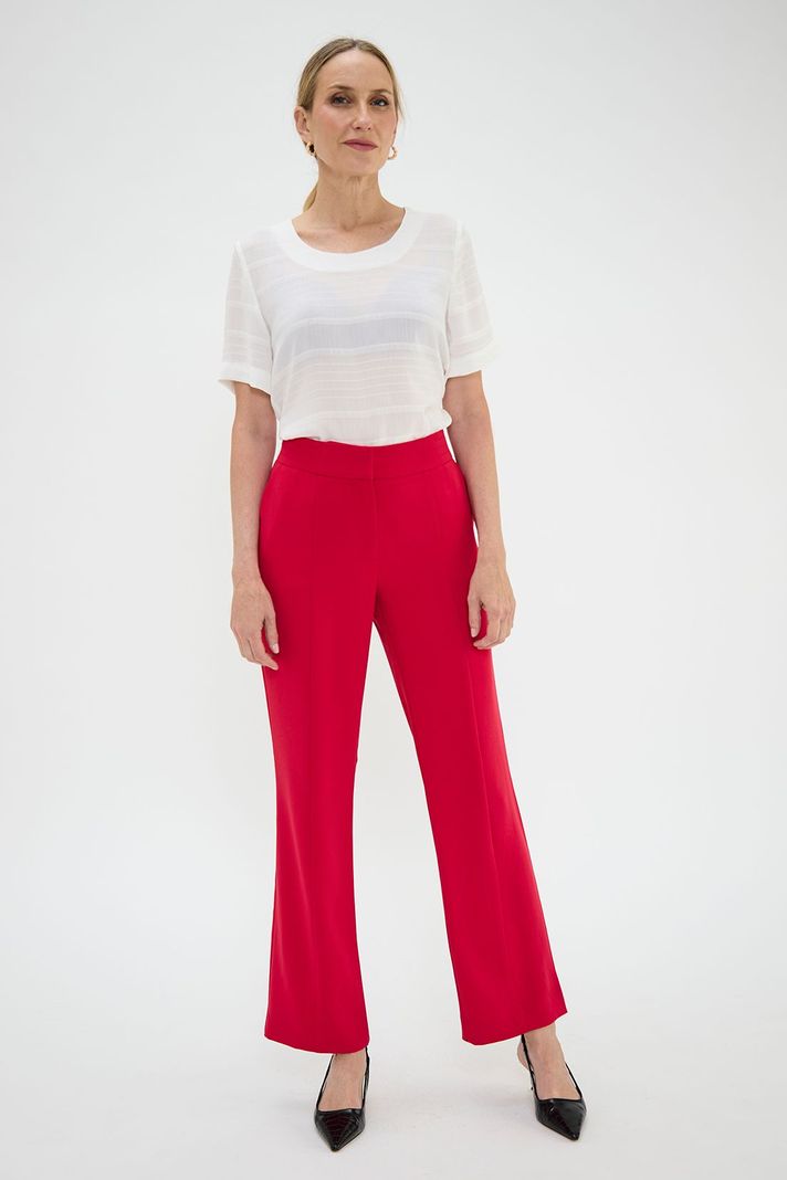 Pantalon Con Corte En Pierna fucsia Ma Griffe 11002125051116-0