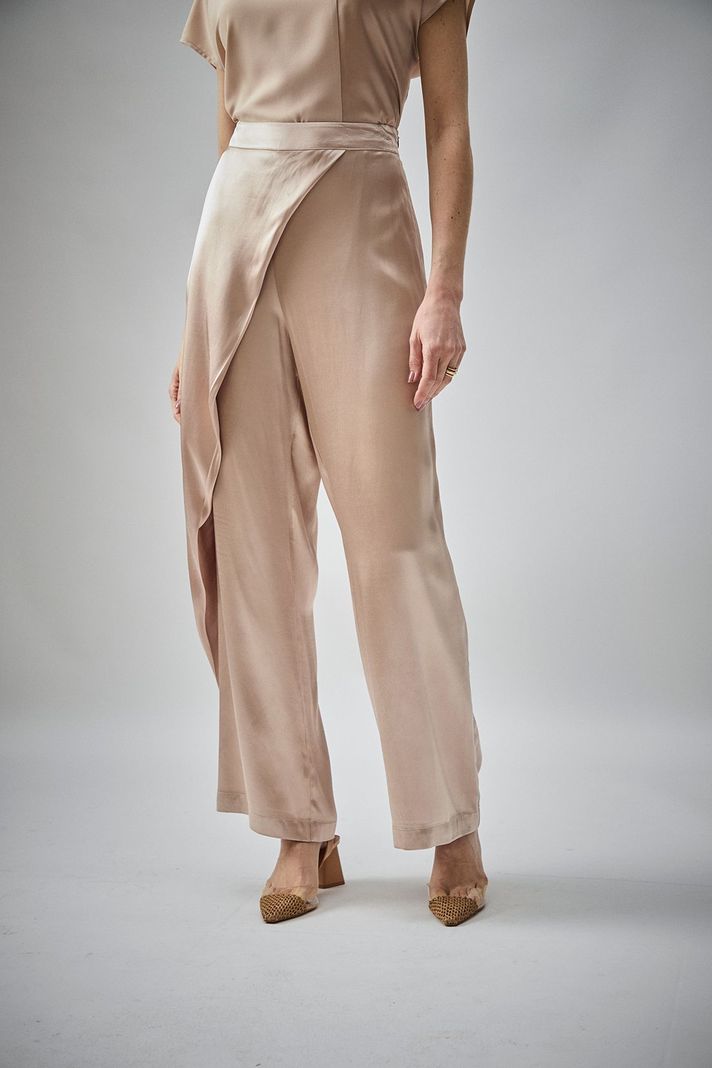 Pantalon Coctail Beige Ma Griffe 11002224100106-1