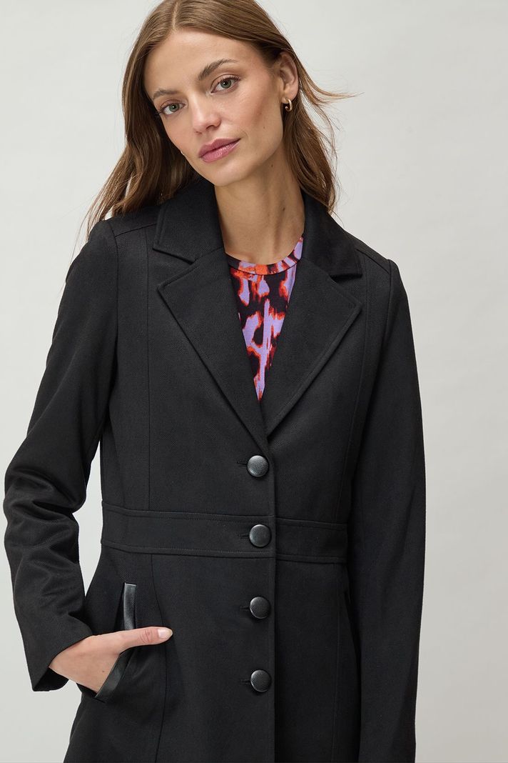 Chaqueton Liso Negro 17204125003102-0