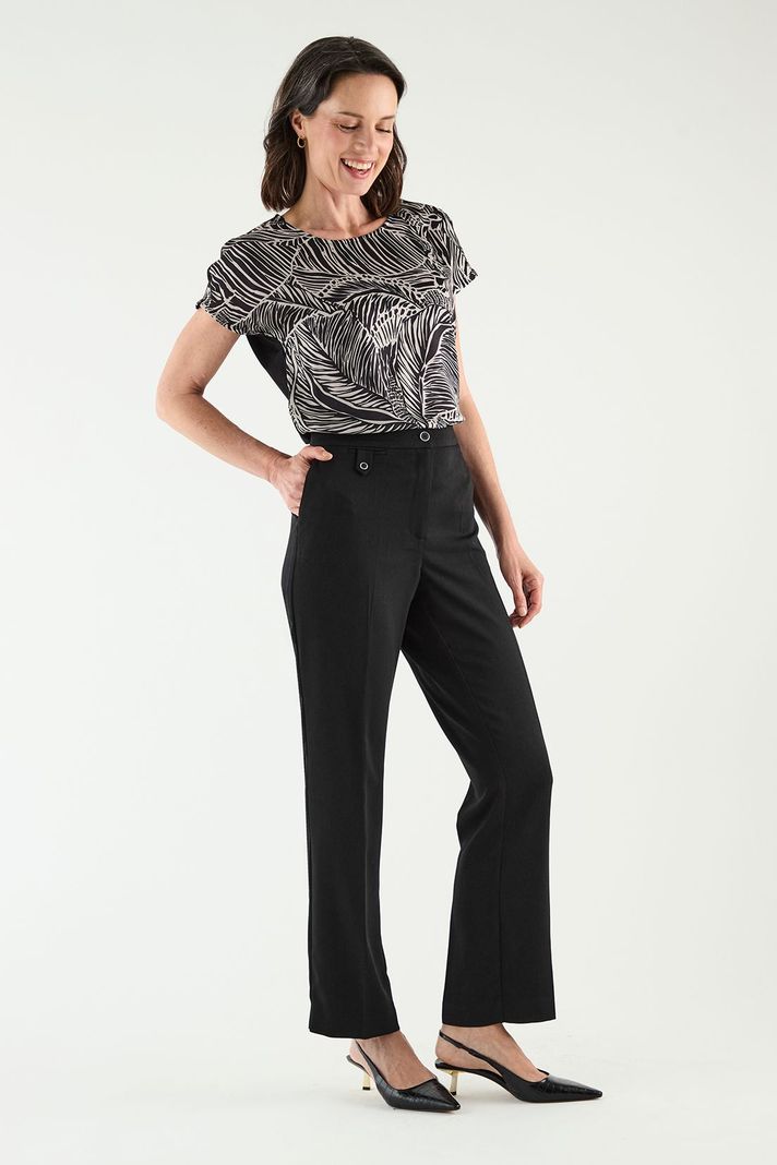 Pantalon Formal Recto Negro Ma Griffe 11002125050102-3