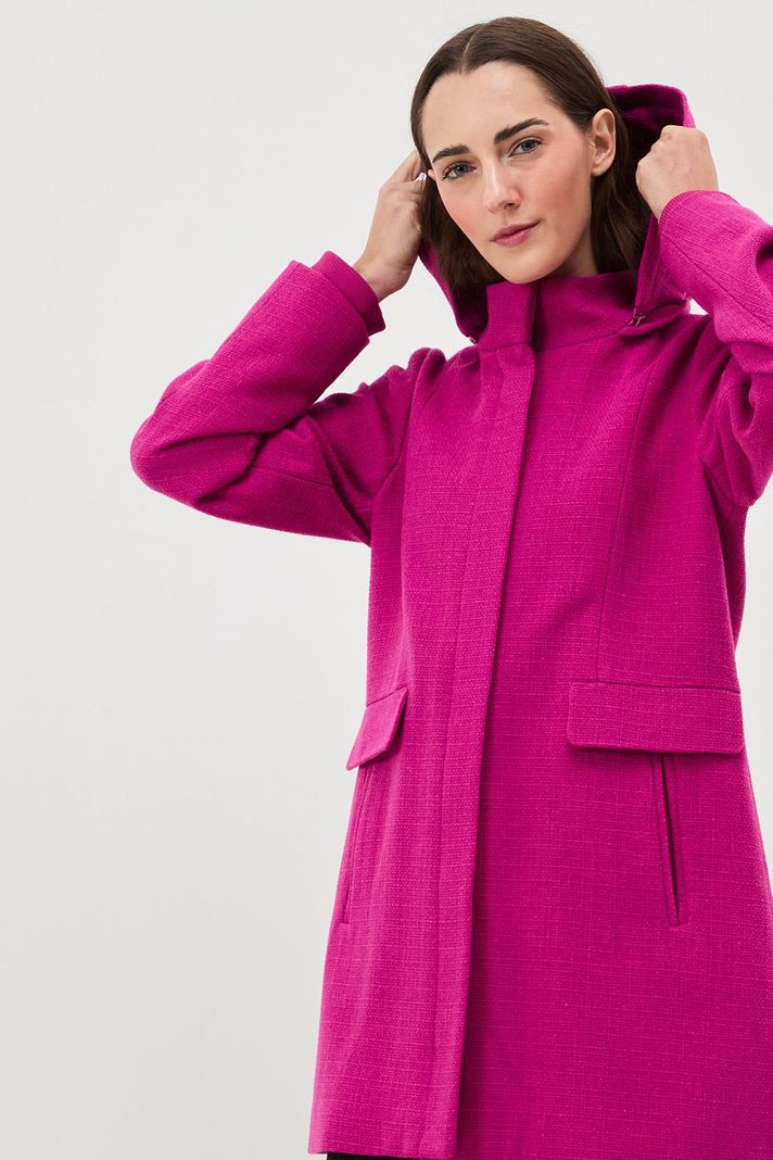 Chaqueton Liso Fucsia 17220125055116-0
