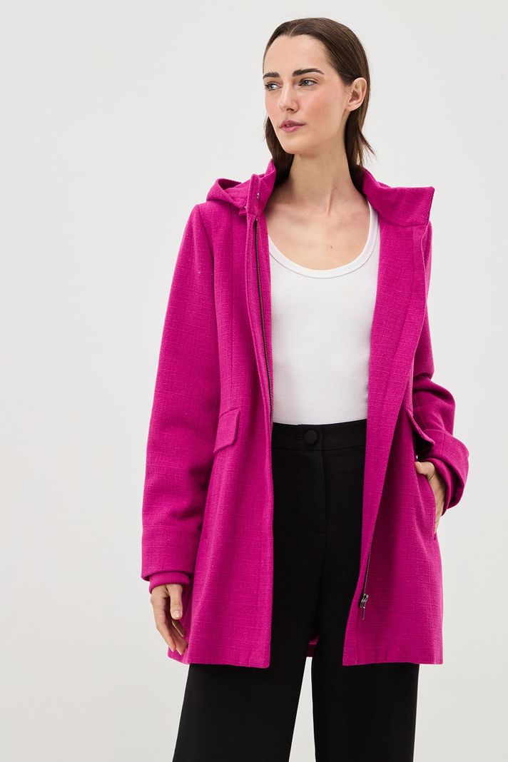 Chaqueton Liso Fucsia 17220125055116-4