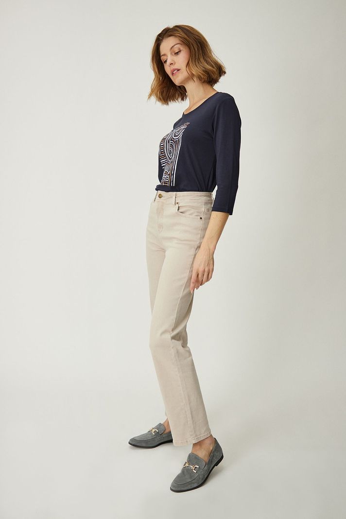 Jeans Liso Beige Ma Griffe 11302224004106-3
