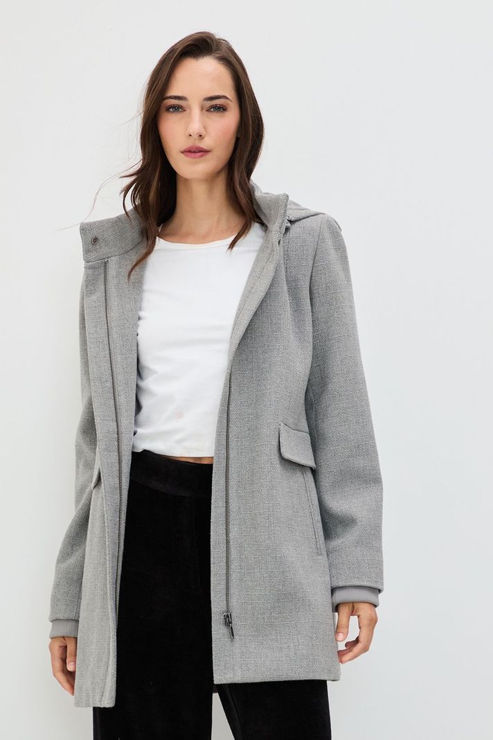 Chaqueton Liso Gris 17220125055113-0