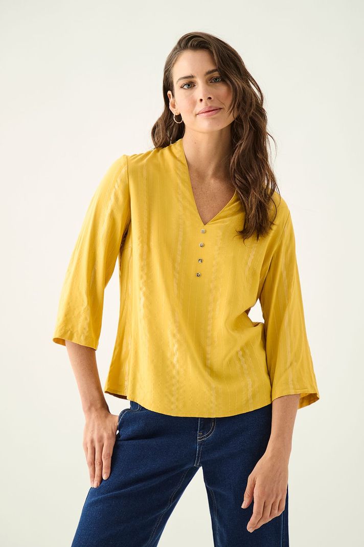 Blusa Lisa Mostaza Ash 14007125004314-0