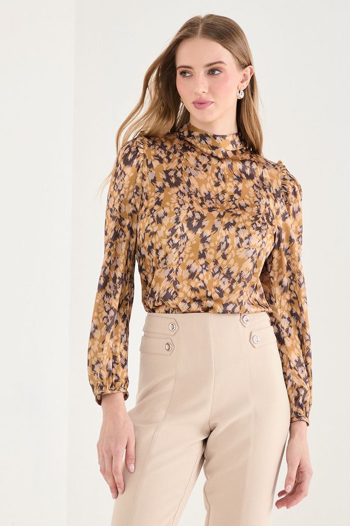 Blusa Fantasia Beige 14104125005106-0