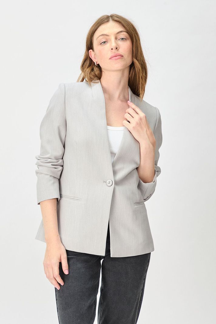 Blazer Liso Gris iO 16020125056113-4