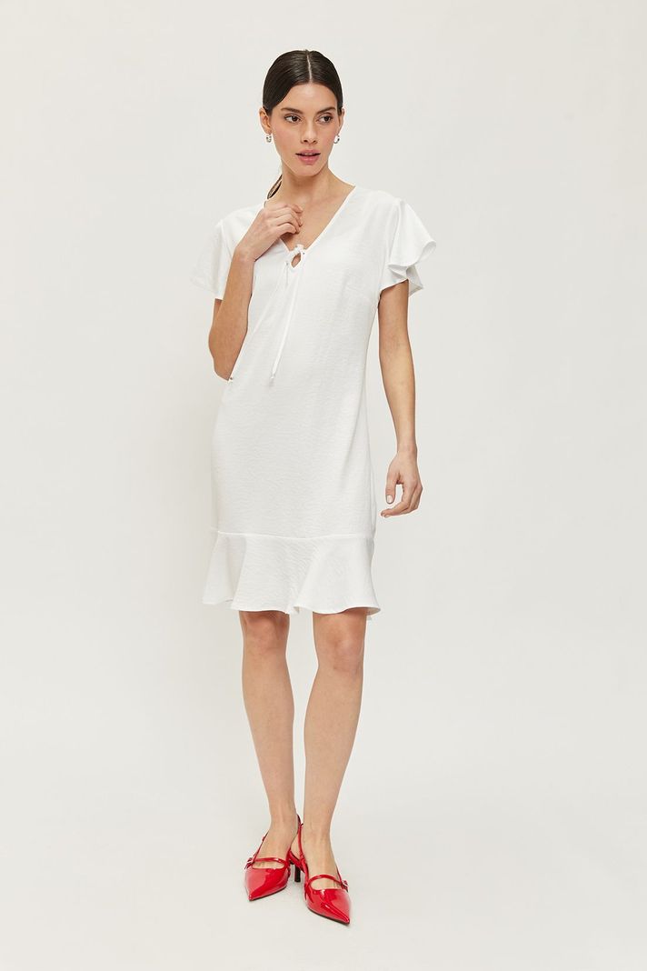 Vestido Liso Blanco Ash 13007224007105-0