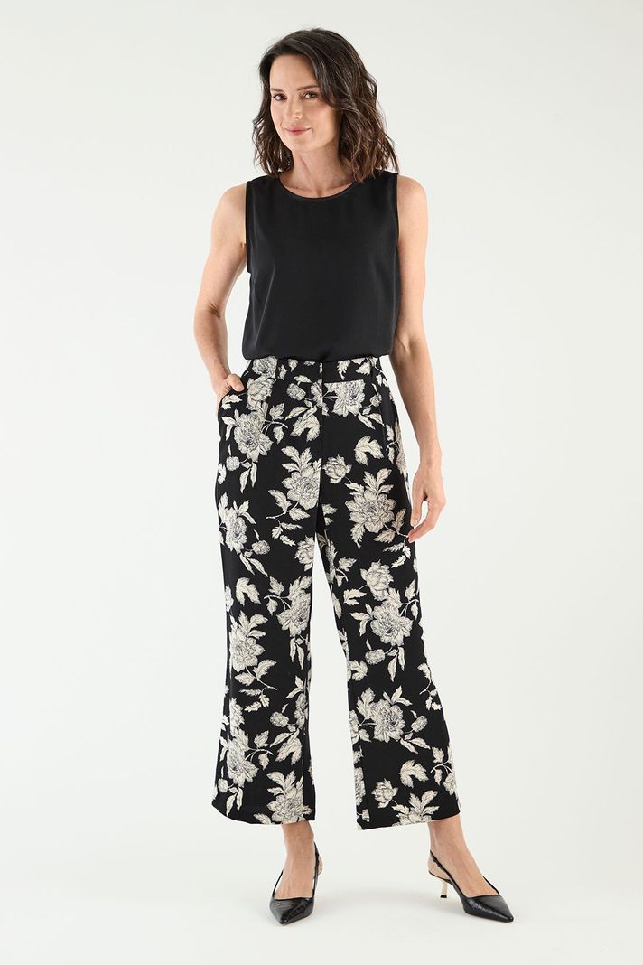 Pantalon Estampado Negro Ma Griffe 11102125050102-0