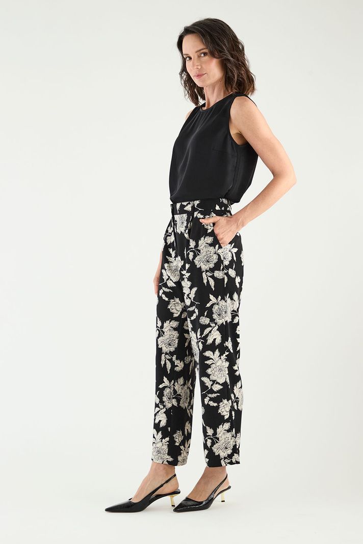 Pantalon Estampado Negro Ma Griffe 11102125050102-3