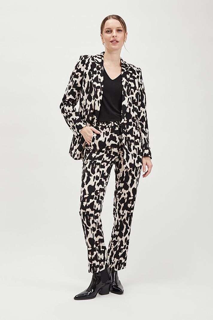 Pantalon Estampado Cinturon Negro Ash 11107224052102-0