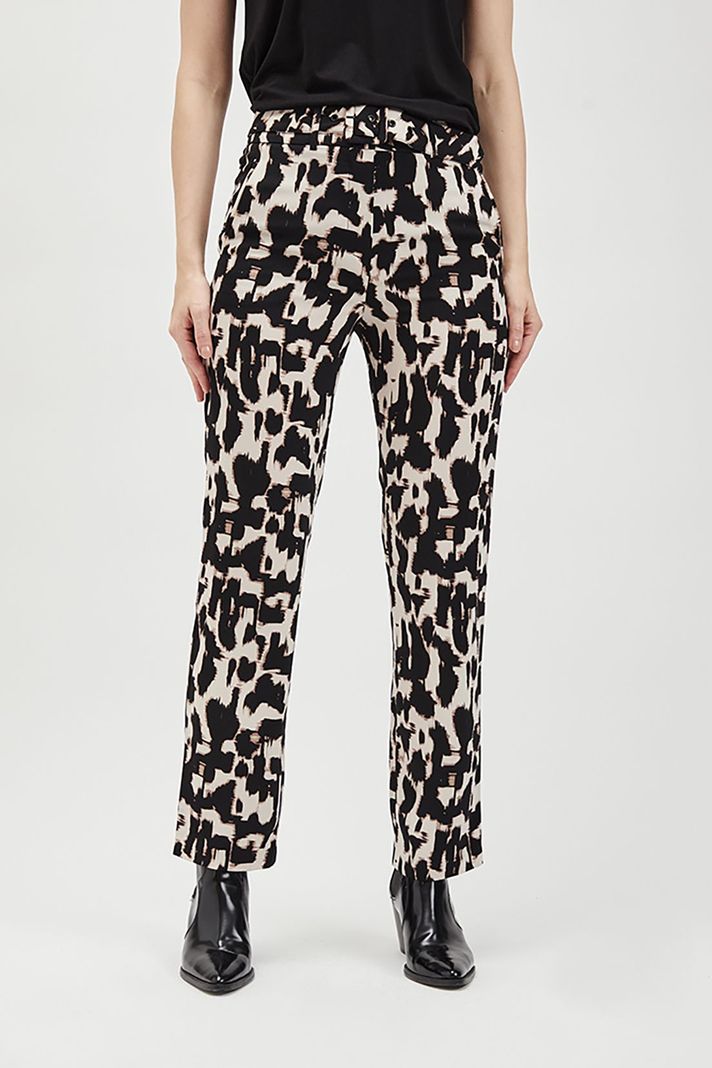 Pantalon Estampado Cinturon Negro Ash 11107224052102-1