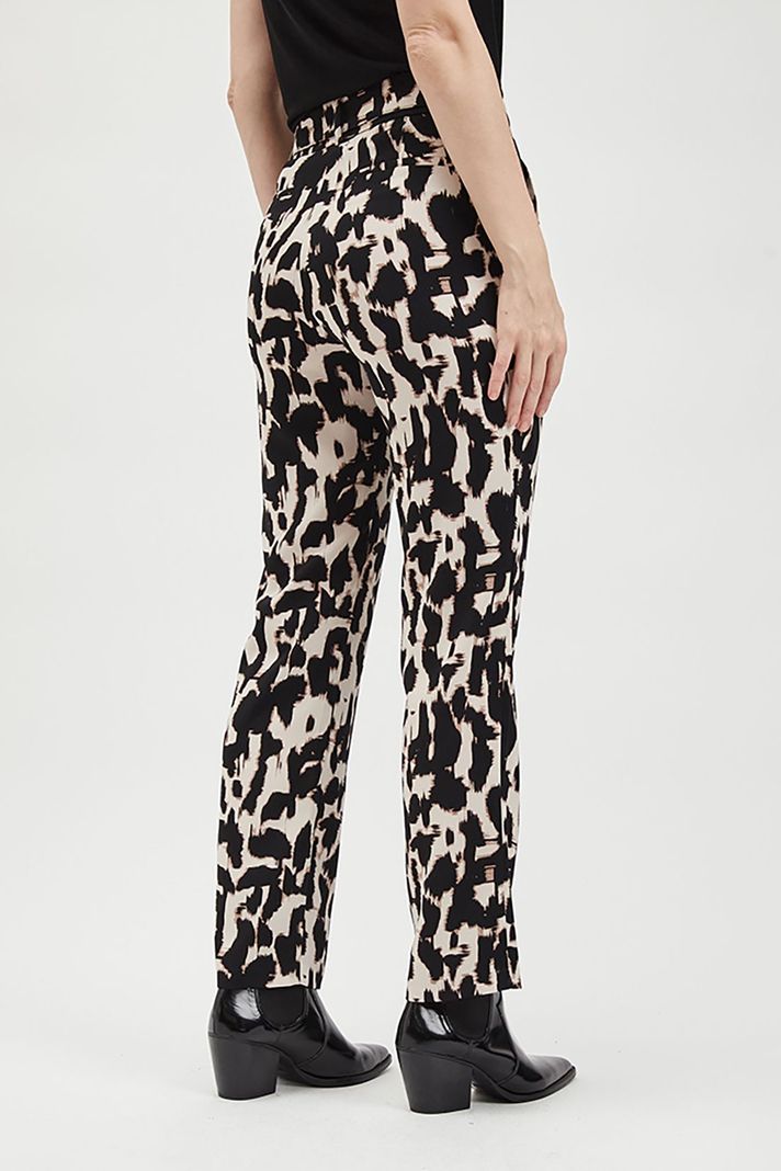 Pantalon Estampado Cinturon Negro Ash 11107224052102-4