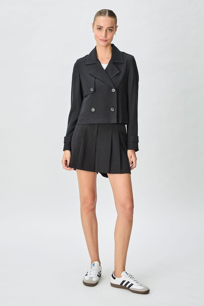 Impermeable (Trench) Liso Negro iO 17420125002102-0