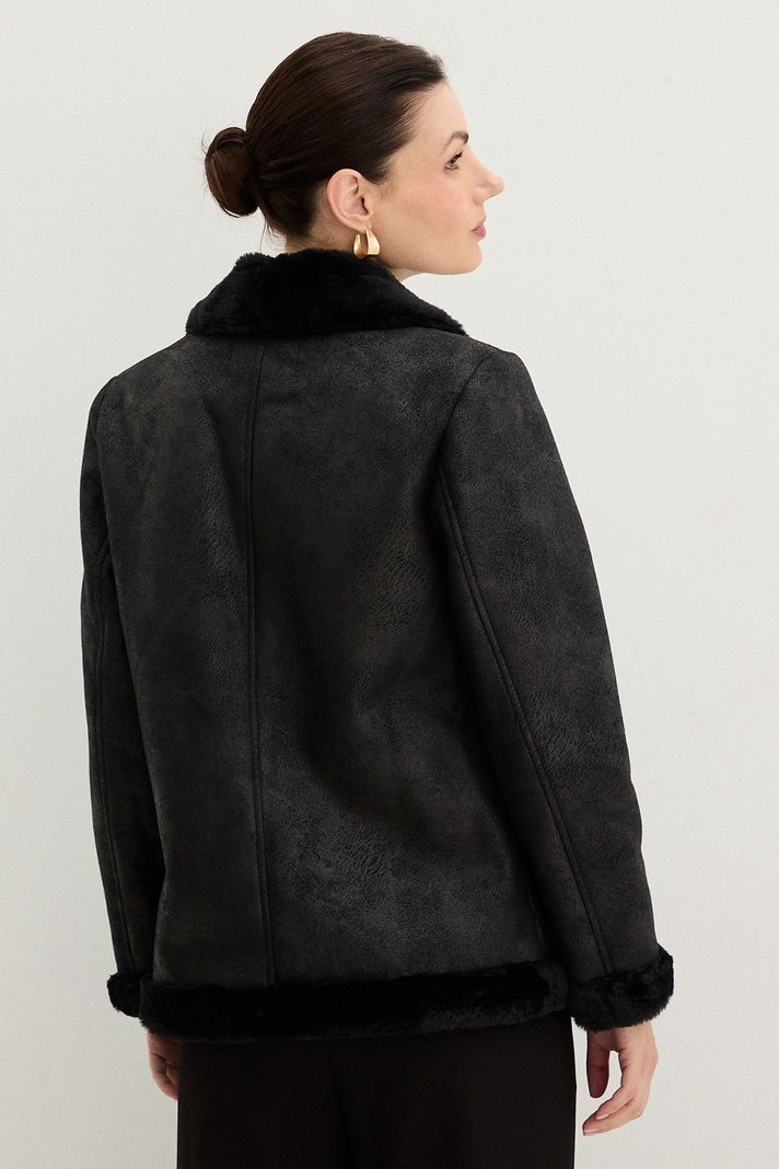 Chaqueta De Bonded Negro 17502125006102-2