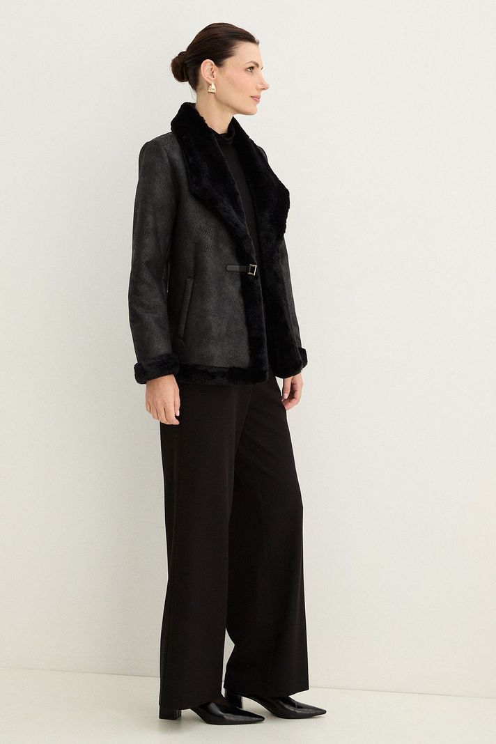 Chaqueta De Bonded Negro 17502125006102-3