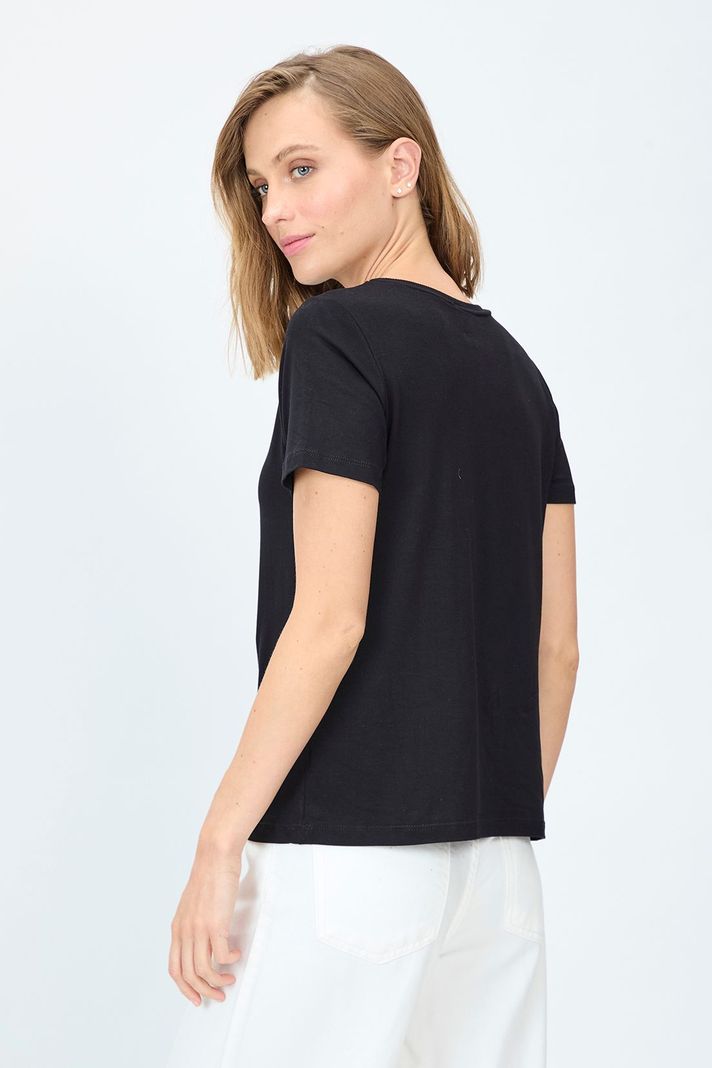 Polera Estampada Negro iO 14604224007102-3