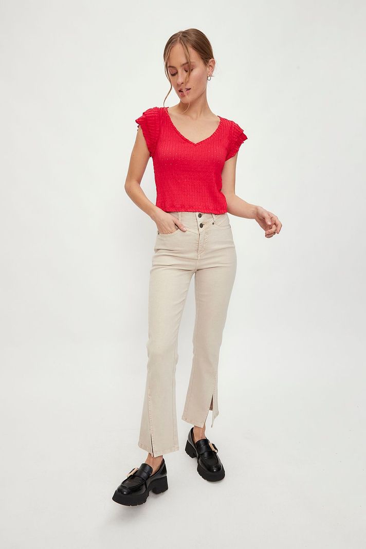 Polera Lisa coral iO 14220224064133-0